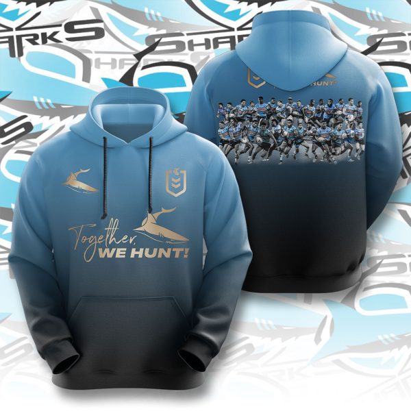 Cronulla-Sutherland Sharks 3D Apparel - VANDH 3499