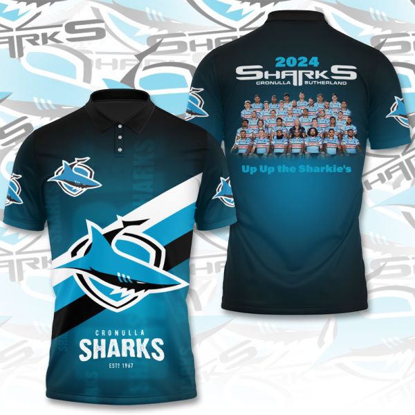 Cronulla-Sutherland Sharks 3D Apparel - VANDH 3498