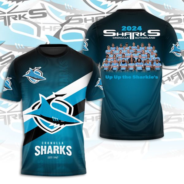 Cronulla-Sutherland Sharks 3D Apparel - VANDH 3498