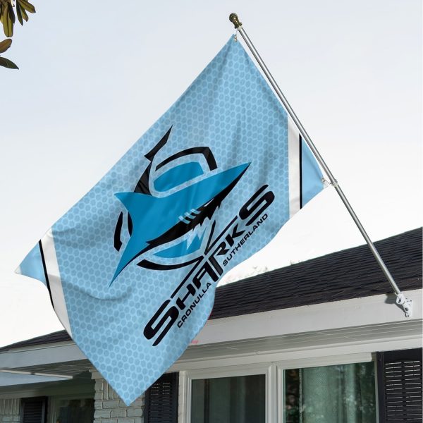 Cronulla-Sutherland Sharks 3D House Flag - HOATT 6304