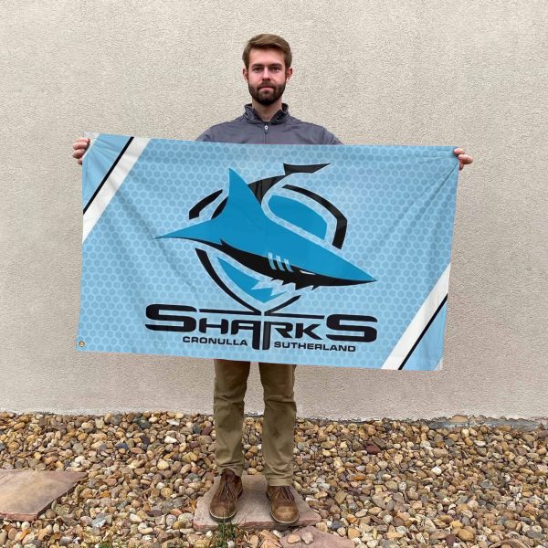 Cronulla-Sutherland Sharks 3D House Flag - HOATT 6304