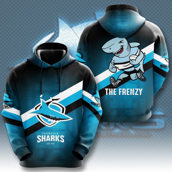 Cronulla-Sutherland Sharks 3D Apparel - HOATT 6302