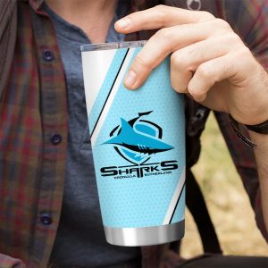 Personalized Cronulla-Sutherland Sharks Tumbler Cup - VANDH 3480