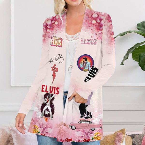 Elvis Presley Women's Patch Pocket Cardigan - MAITM 3647