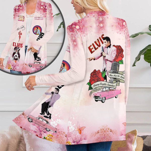 Elvis Presley Women's Patch Pocket Cardigan - MAITM 3647