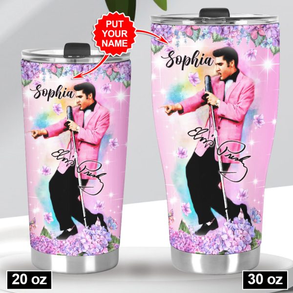 Personalized Elvis Presley Tumbler Cup - VANDH 3442