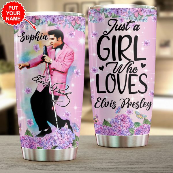 Personalized Elvis Presley Tumbler Cup - VANDH 3442