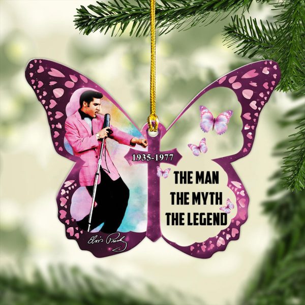 Elvis Presley Custom Shape Clear 1-sided Acrylic Ornament - MAITM 8103