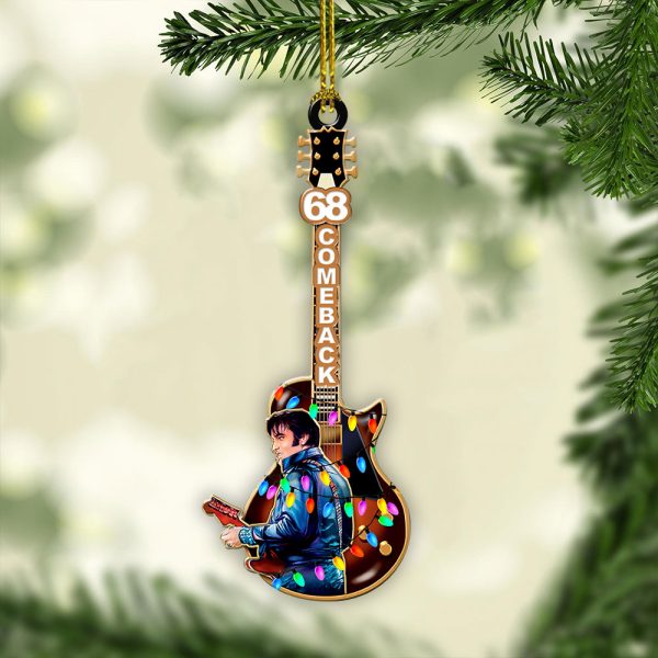 Elvis Presley Custom Shape 1-sided Acrylic Ornament - GNE 1511