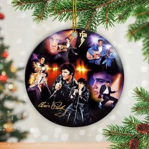 Elvis Presley Fixed Shape 2-sided Acrylic Ornament - GNE 1523