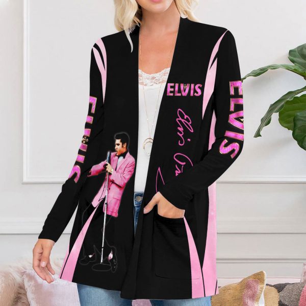 Elvis Presley Women's Patch Pocket Cardigan - MAITM 7969