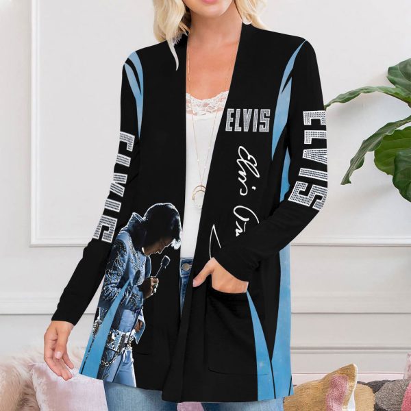 Elvis Presley Women's Patch Pocket Cardigan - MAITM 8019