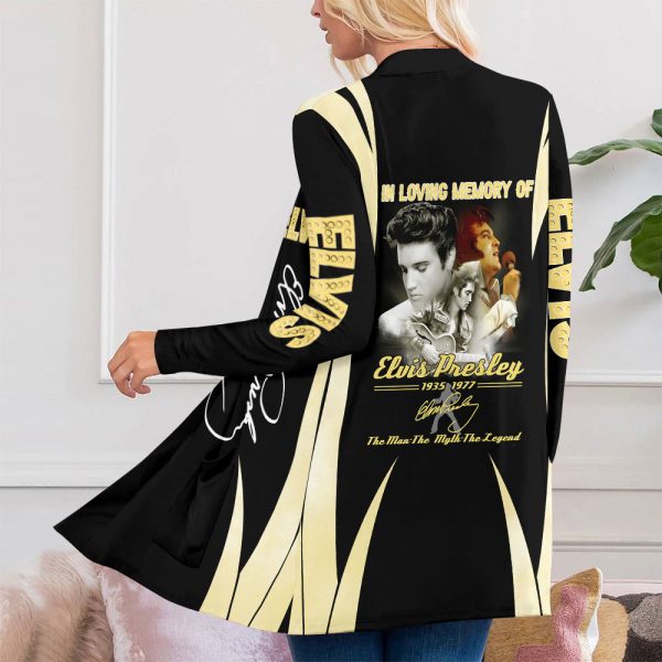 Elvis Presley Women's Patch Pocket Cardigan - MAITM 8044