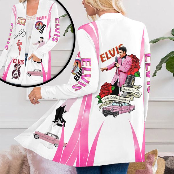 Elvis Presley Women's Patch Pocket Cardigan - MAITM 8076