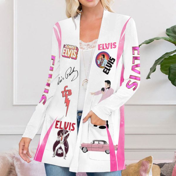 Elvis Presley Women's Patch Pocket Cardigan - MAITM 8076