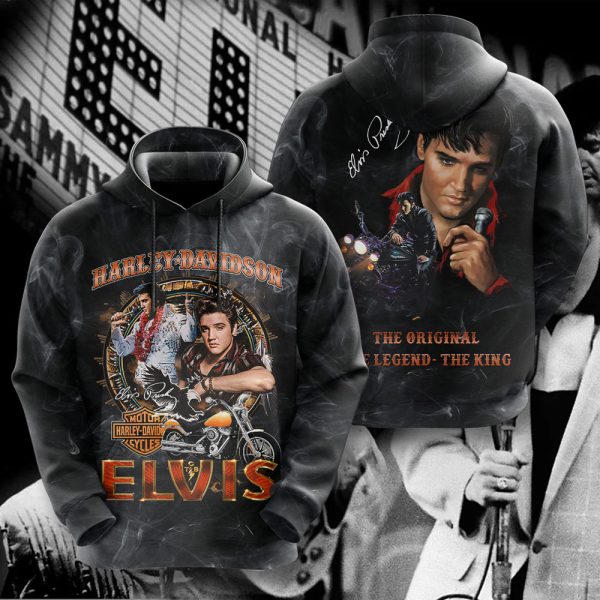 Elvis Presley x Harley Davidson 3D Apparel - VANDH 3530