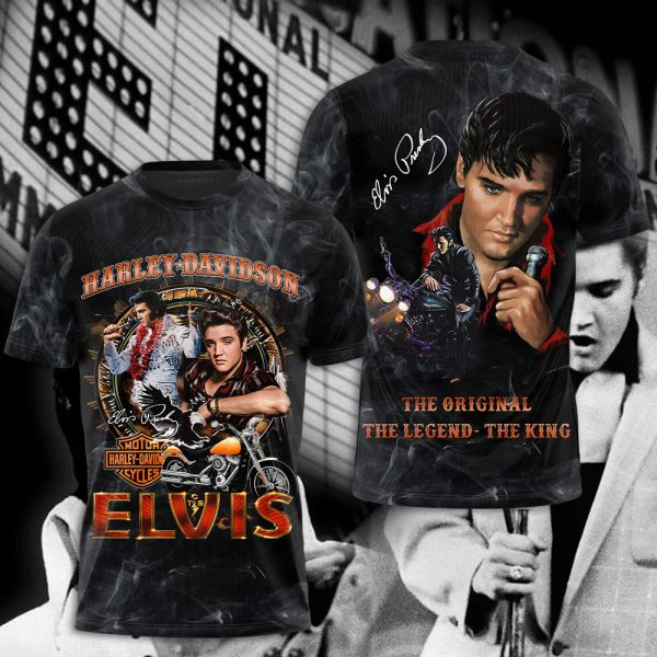 Elvis Presley x Harley Davidson 3D Apparel - VANDH 3530