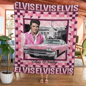 Elvis Presley Quilt Blanket - VANDH 3433