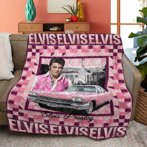 Elvis Presley Quilt Blanket - VANDH 3433