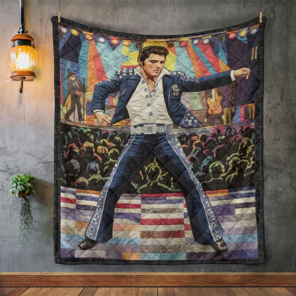 Elvis Presley Quilt Blanket - VANDH 3439