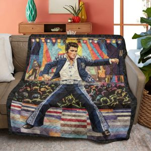 Elvis Presley Quilt Blanket - VANDH 3439