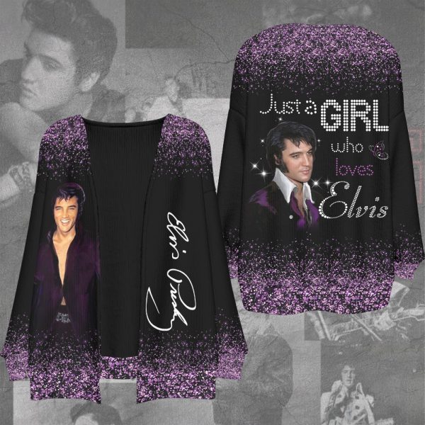 Elvis Presley Women's Knitted Cardigan - HOATT 6192