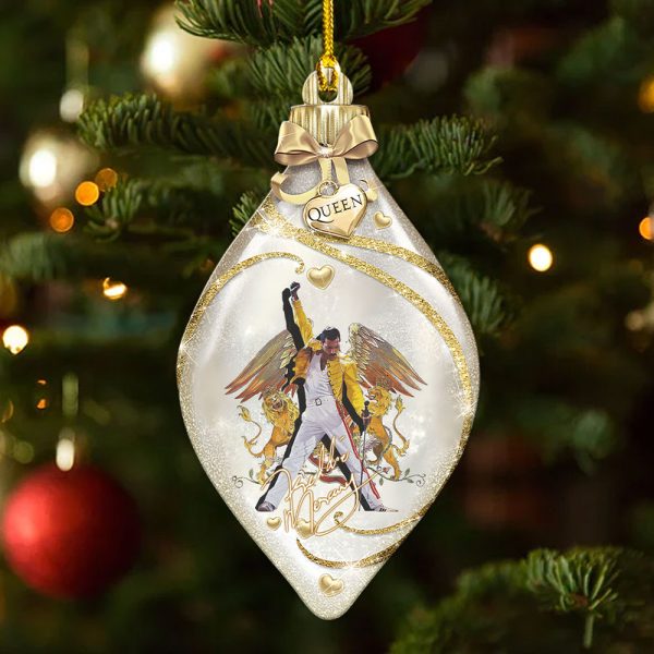 Freddie Mercury Custom Shape 2-sided Acrylic Ornament - MAITM 8158