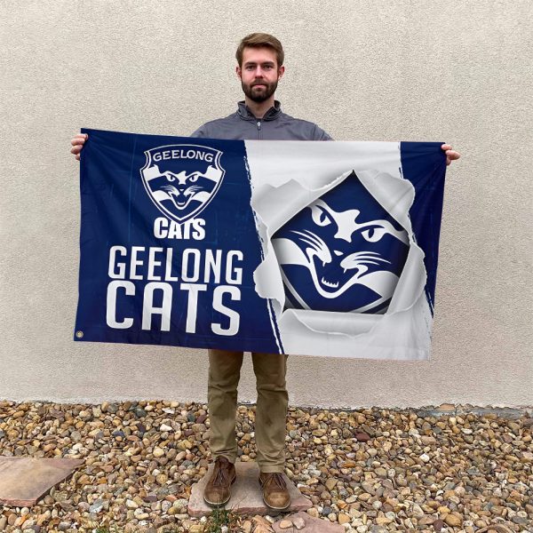 Geelong Football Club 3D House Flag - HOATT 6458