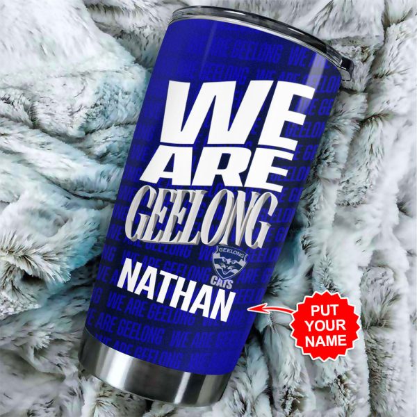 Personalized Geelong Football Club Tumbler Cup - VANDH 3512