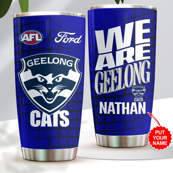 Personalized Geelong Football Club Tumbler Cup - VANDH 3512