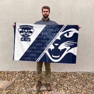 Geelong Football Club 3D House Flag - HOATT 6459