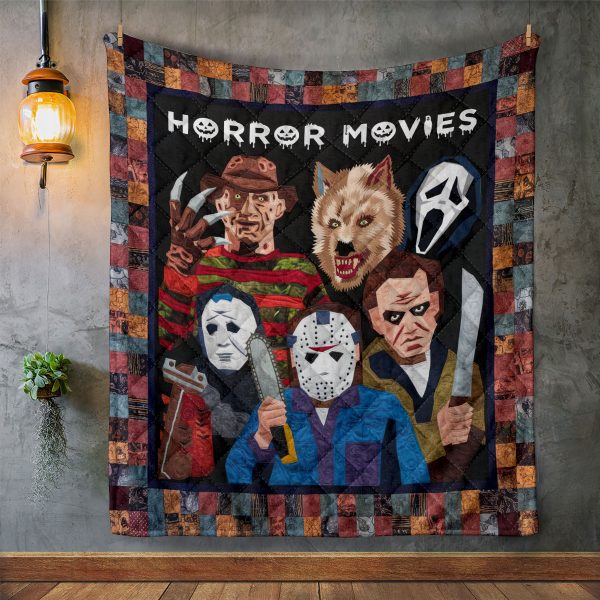 Horror Movies Quilt Blanket - VANDH 3436