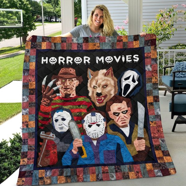 Horror Movies Quilt Blanket - VANDH 3436