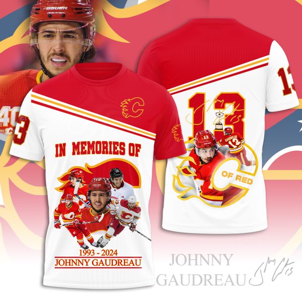 Johnny Gaudreau 3D T-Shirt – HUNGVV 7056