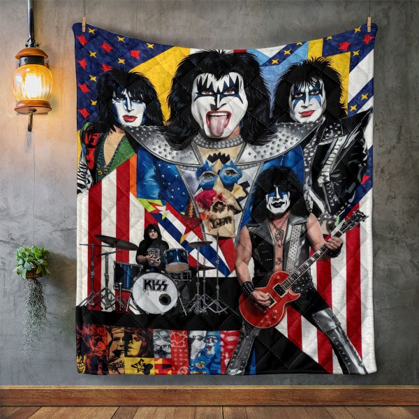 Kiss Band Quilt Blanket - VANDH 3440.1