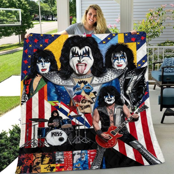 Kiss Band Quilt Blanket - VANDH 3440.1