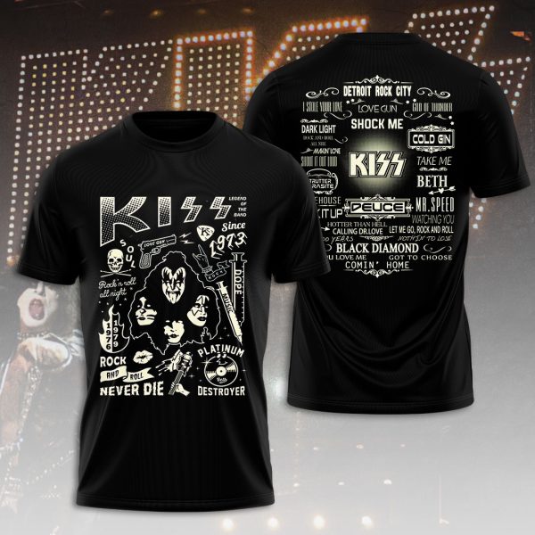 Kiss Band 3D Apparel - GNE 1590