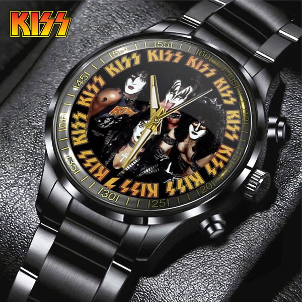 Kiss Band Black Stainless Steel Watch - GNE 1604