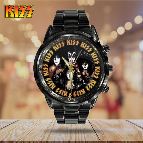 Kiss Band Black Stainless Steel Watch - GNE 1604