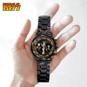 Kiss Band Black Stainless Steel Watch - GNE 1604