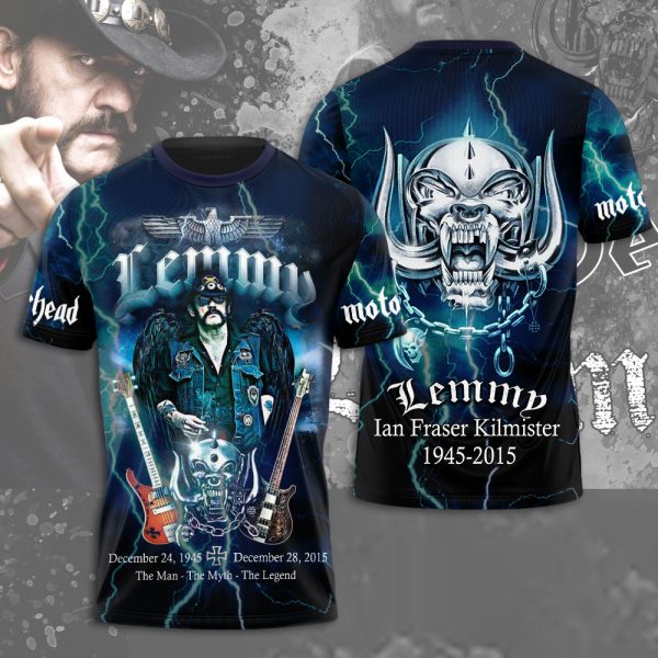 Motörhead Band x Lemmy Kilmister 3D Apparel - MAITM 4321