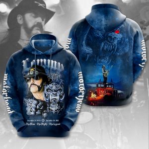 Motörhead Band x Lemmy Kilmister 3D Apparel - HUNGVV 2141