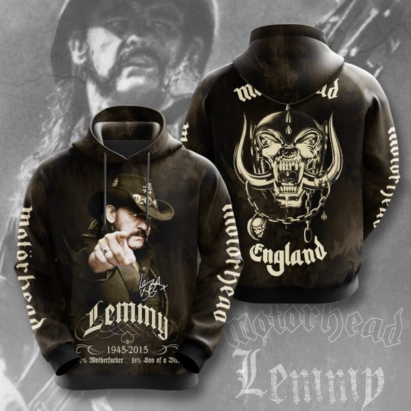 Motörhead Band x Lemmy Kilmister 3D Apparel - MAITM 4356