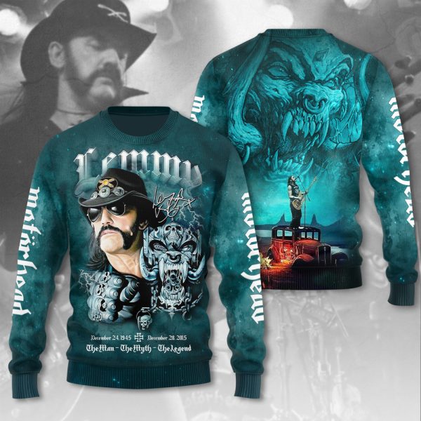 Motörhead Band x Lemmy Kilmister 3D Apparel - MAITM 4812