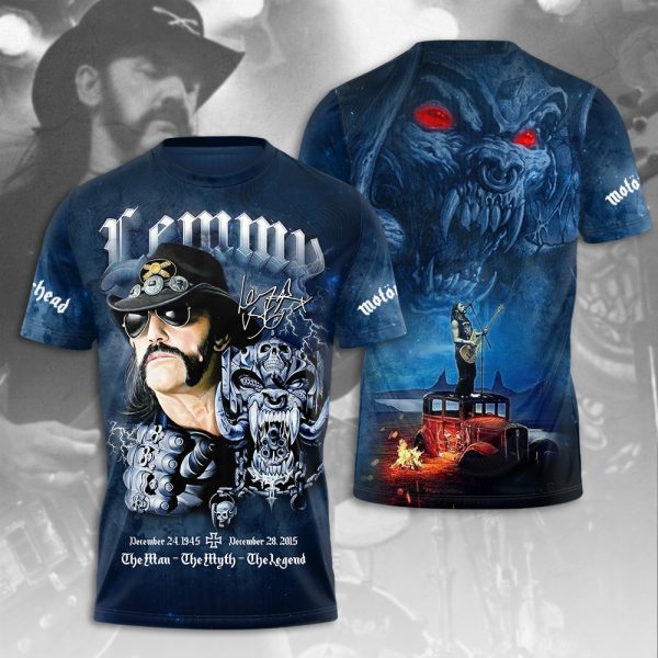 Motörhead Band x Lemmy Kilmister 3D Apparel - HUNGVV 2141