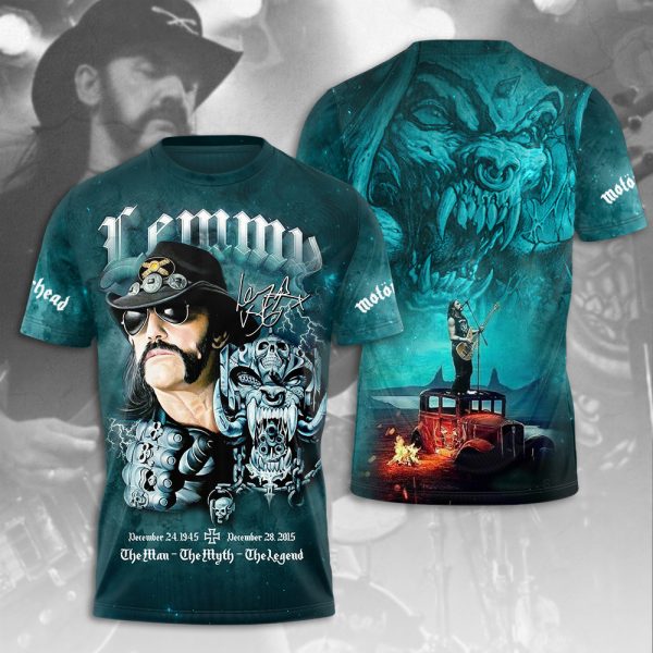 Motörhead Band x Lemmy Kilmister 3D Apparel - MAITM 4812