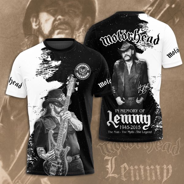 Motörhead Band x Lemmy Kilmister 3D Apparel - MAITM 4307