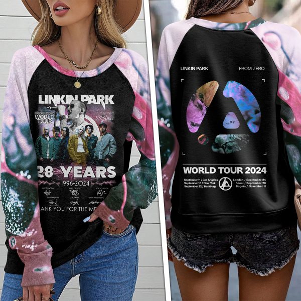 Linkin Park Round Neck Raglan Sleeve Sweatshirt – MAITM 7997