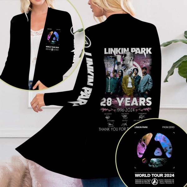 Linkin Park Women's Patch Pocket Cardigan - MAITM 8023