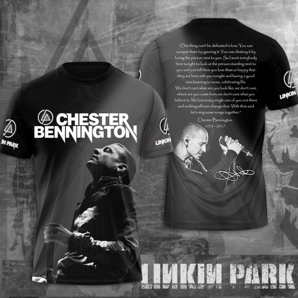 Linkin Park x Chester Bennington 3D Apparel - MAITM 8041